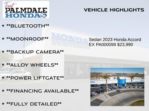 2023 Honda Accord EX 1.5T
