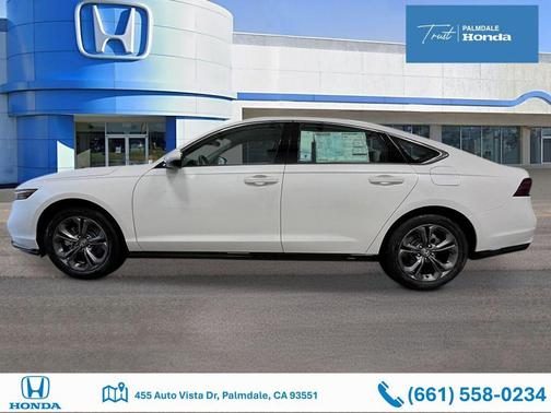 Platinum White Pearl 2026 Honda Accord Hybrid EX-L