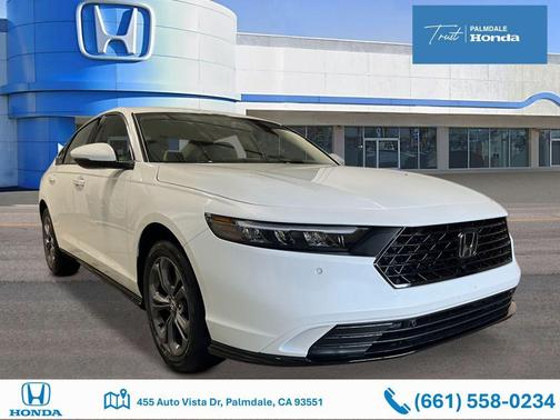 Platinum White Pearl 2026 Honda Accord Hybrid EX-L
