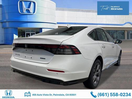Platinum White Pearl 2026 Honda Accord Hybrid EX-L