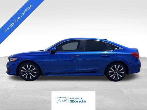 Aegean Blue Metallic 2024 Honda Civic EX