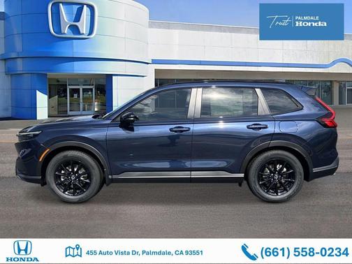 Canyon River Blue Metallic 2026 Honda CR-V Hybrid Sport FWD