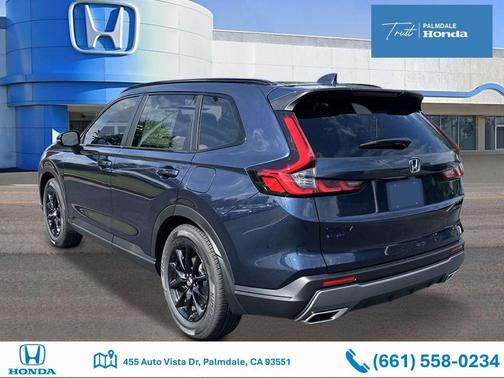 Canyon River Blue Metallic 2026 Honda CR-V Hybrid Sport FWD