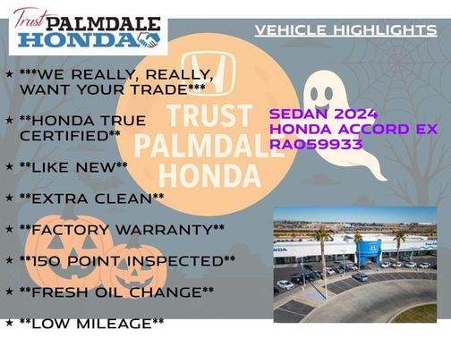 2024 Honda Accord EX 1.5T
