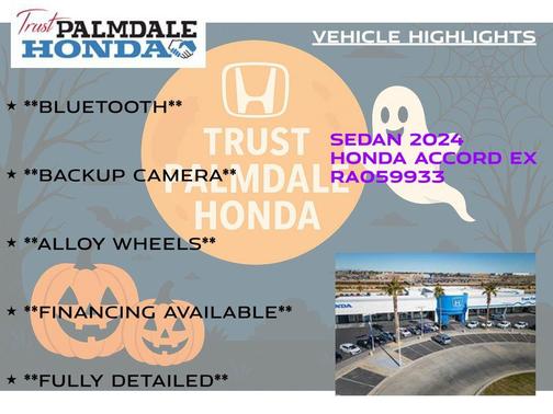 2024 Honda Accord EX 1.5T