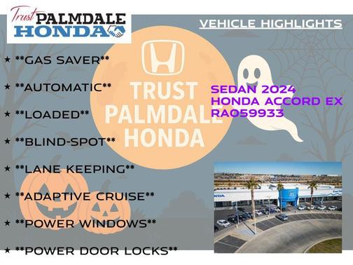2024 Honda Accord EX 1.5T