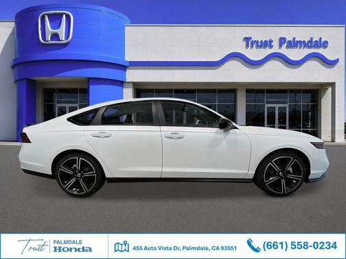 Platinum White Pearl 2026 Honda Accord Hybrid Sport