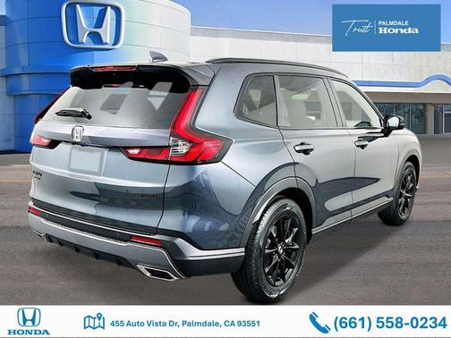 Meteorite Gray Metallic 2026 Honda CR-V Hybrid Sport-L FWD