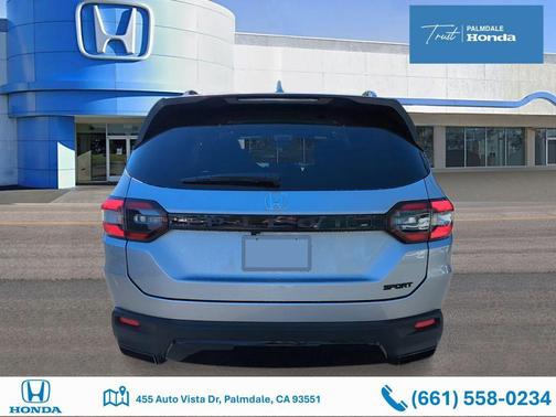 Solar Silver Metallic 2026 Honda Pilot Sport