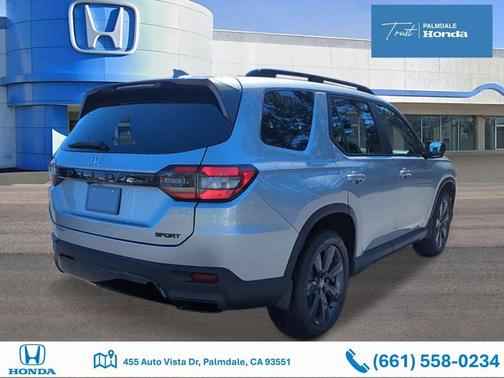 Solar Silver Metallic 2026 Honda Pilot Sport
