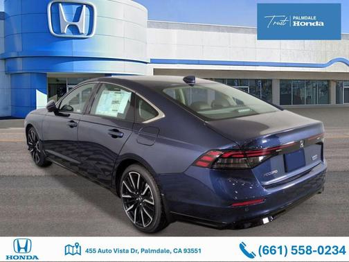 Canyon River Blue Metallic 2026 Honda Accord Hybrid Touring