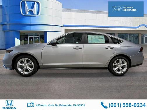 Solar Silver Metallic 2026 Honda Accord LX 1.5T