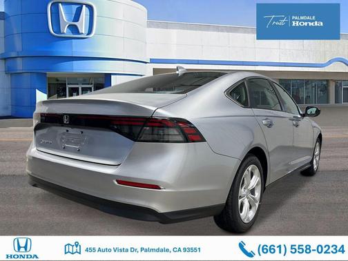 Solar Silver Metallic 2026 Honda Accord LX 1.5T