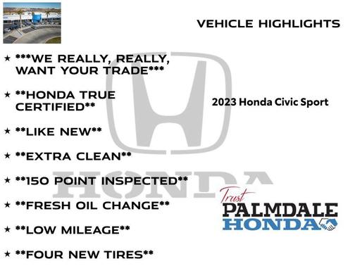 2023 Honda Civic Sport