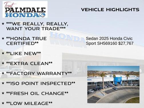 2025 Honda Civic Sport