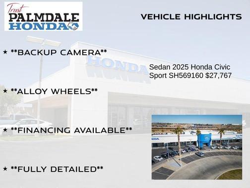 2025 Honda Civic Sport