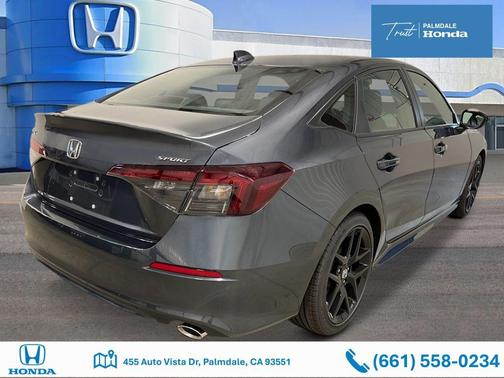 Meteorite Gray Metallic 2026 Honda Civic Sport
