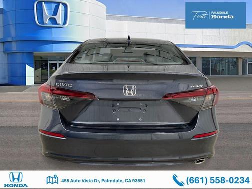 Meteorite Gray Metallic 2026 Honda Civic Sport