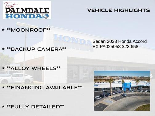 2023 Honda Accord EX 1.5T