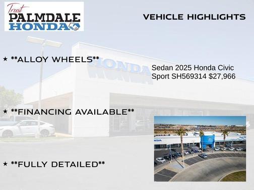2025 Honda Civic Sport