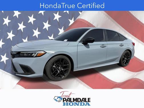 Morning Mist Metallic 2024 Honda Civic Sport