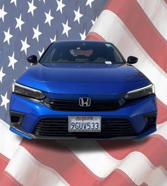 Boost Blue Pearl 2023 Honda Civic Sport