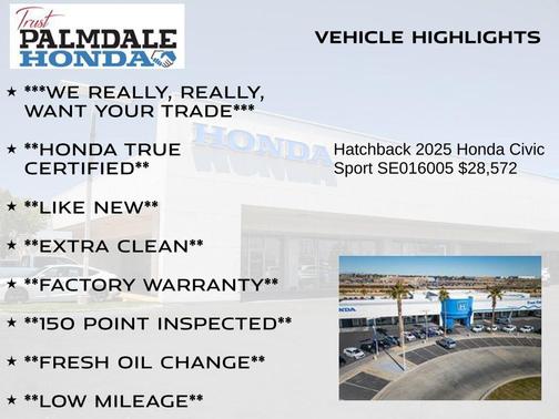 2025 Honda Civic Sport