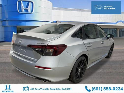 Solar Silver Metallic 2026 Honda Civic Sport