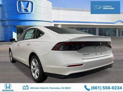 Platinum White Pearl 2026 Honda Accord LX 1.5T