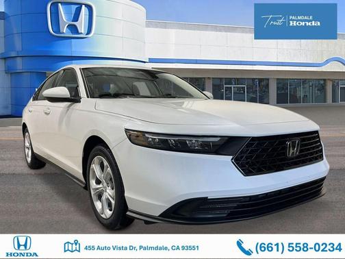 Platinum White Pearl 2026 Honda Accord LX 1.5T