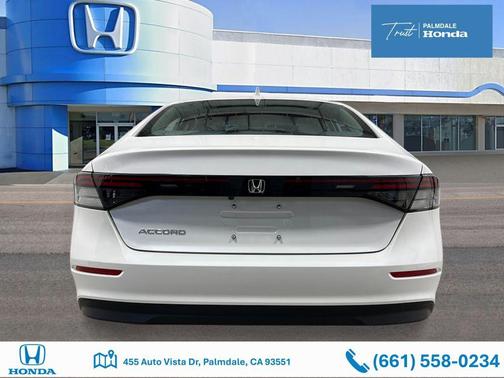Platinum White Pearl 2026 Honda Accord LX 1.5T