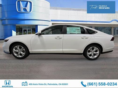 Platinum White Pearl 2026 Honda Accord LX 1.5T