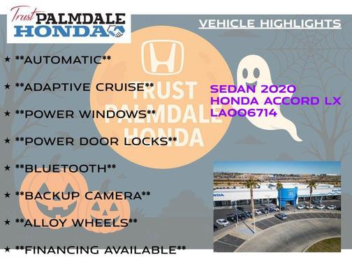 2020 Honda Accord LX 1.5T