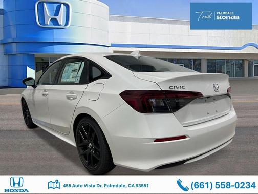 Platinum White Pearl 2026 Honda Civic Sport