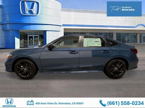 Blue Lagoon Pearl 2026 Honda Civic Hybrid Sport