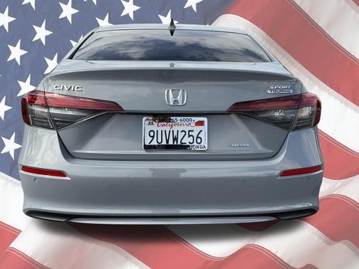 Urban Gray Pearl 2025 Honda Civic Hybrid Sport