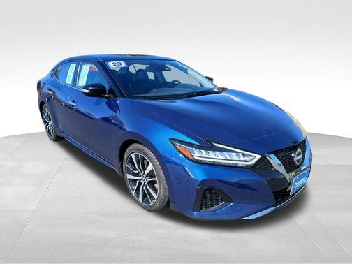 Deep Blue Pearl 2023 Nissan Maxima SV Xtronic CVT