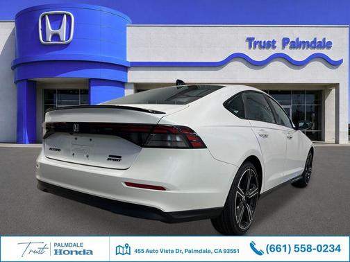 Platinum White Pearl 2026 Honda Accord Hybrid Sport
