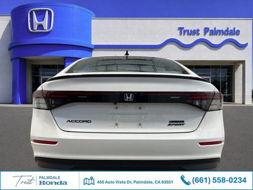 Platinum White Pearl 2026 Honda Accord Hybrid Sport