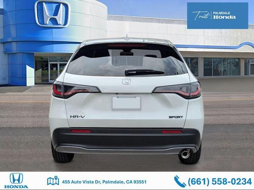 Platinum White Pearl 2026 Honda HR-V 2WD Sport