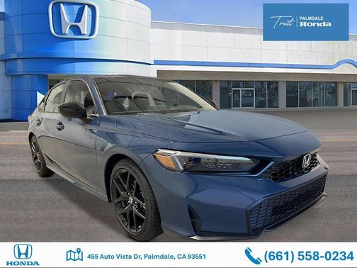 Blue Lagoon Pearl 2026 Honda Civic Sport