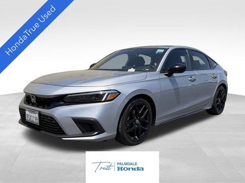 Lunar Silver Metallic 2023 Honda Civic Sport