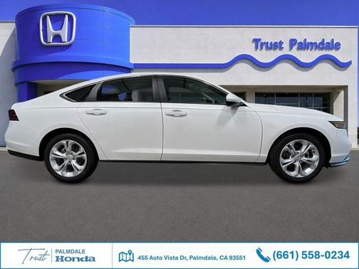 Platinum White Pearl 2026 Honda Accord LX 1.5T