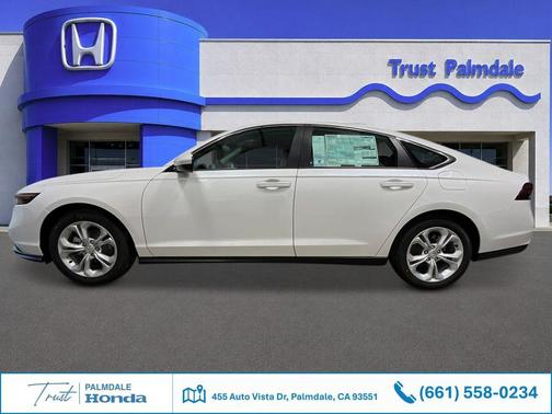 Platinum White Pearl 2026 Honda Accord LX 1.5T