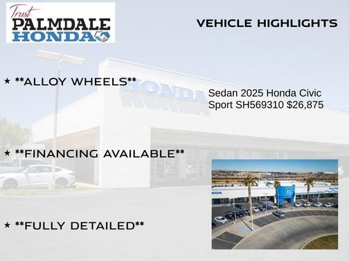 2025 Honda Civic Sport