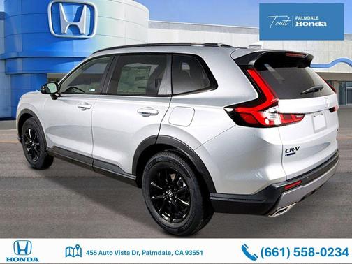 Solar Silver Metallic 2026 Honda CR-V Hybrid Sport-L FWD