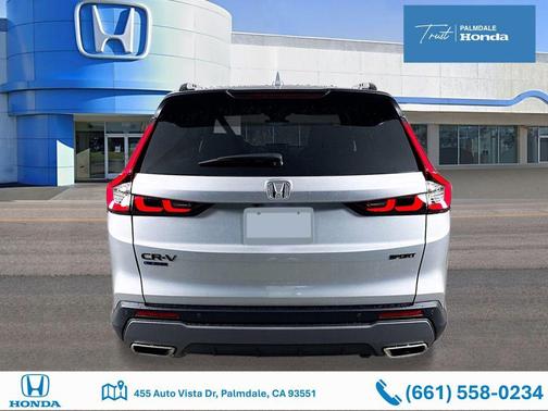 Solar Silver Metallic 2026 Honda CR-V Hybrid Sport-L FWD
