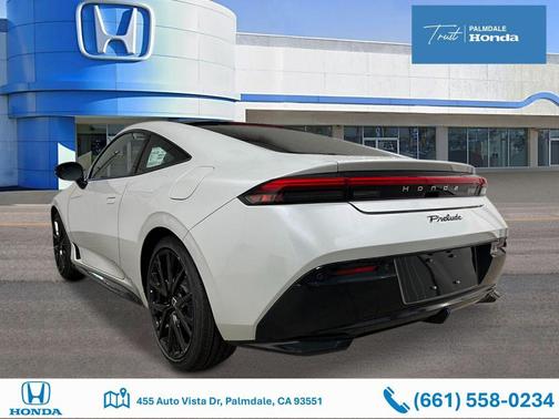 Winter Frost Pearl w/Crystal Black Roof 2026 Honda Prelude Hybrid Two-Tone