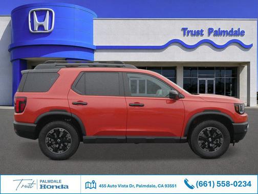 Sunset Orange 2026 Honda Passport AWD TrailSport Elite