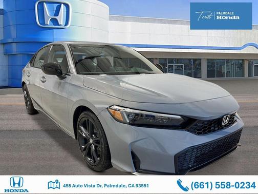 Urban Gray Pearl 2026 Honda Civic Si Base